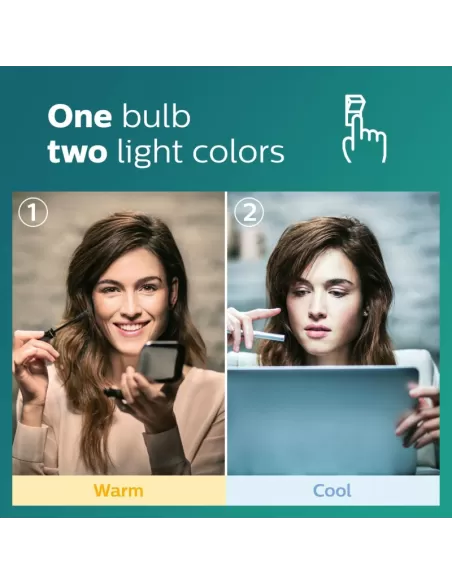 Philips ledss602step led ssw 60w a60 e27 ww-cw fr nd 1bc/4